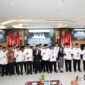 Majelis Ulama Indonesia (MUI) Kota Batam merayakan Milad ke-50 dengan tasyakuran di Lantai IV Kantor Wali Kota Batam, Kamis (31/7). Foto:Diskominfo Batam