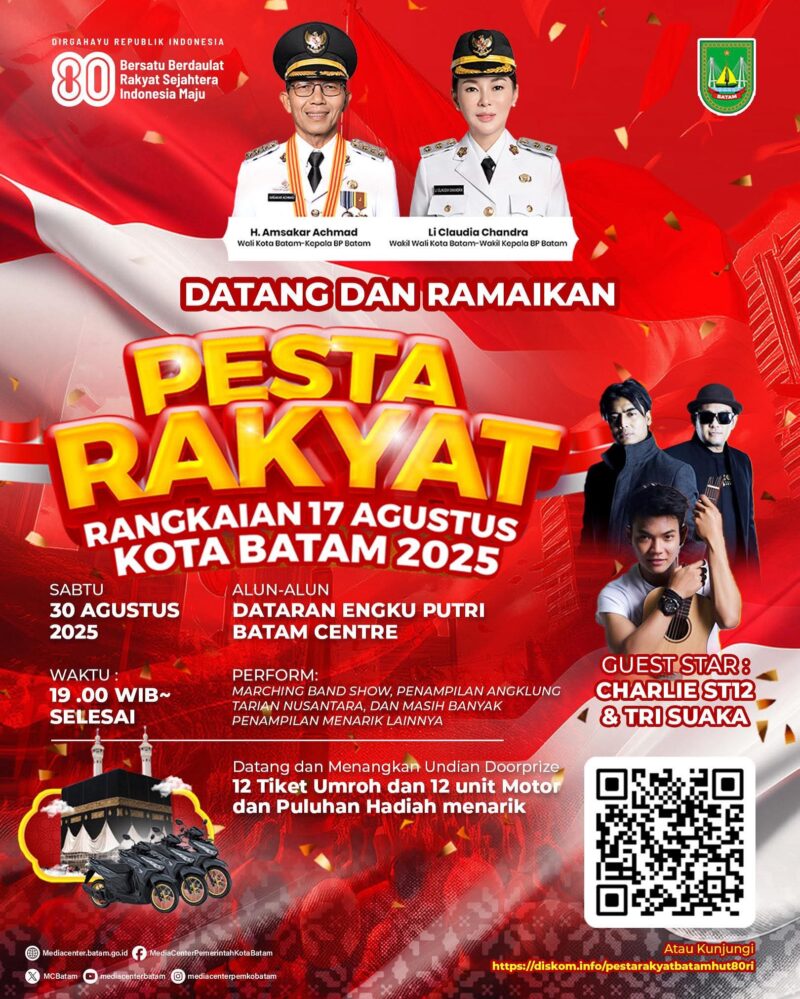 Player perayaan HUT ke-80 Rai tingkat Kota Batam.