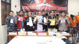 Ditresnarkoba Polda Kepri musnahkan narkotika hasil ungkap kasus selama bulan Nulis 2025 di wilayah Provinsi Kepri, Jumat (1/8/2025). Matapedia6.com/Dok Humas Polda