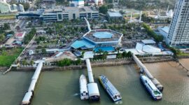 Salah satu pelabuhan di Batam penyumbang kinerja positif semester I. Foto:Humas BP Batam