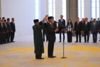 Ricky Perdana Gozali resmi dilantik Deputi Gubernur Bank Indonesia, Senin (11/8/2025). Foto:dok/BI Kepri-matapedia