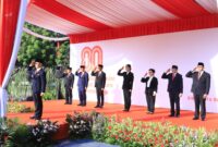 OJK upacara peringatan Hari Ulang Tahun ke-80 Kemerdekaan Republik Indonesia di Lapangan Banteng, Jakarta, Minggu (17/8/2025). Foto:OJK Kepri