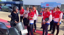 Promo spesial Agustus HUT RI ke 80 berlaku di seluruh SPBU salah satunya SPBU COCO Sei Ladi, Batam, Minggu (17/8/2025). Foto:dok/Istimewa