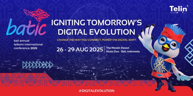 BATIC 2025: Igniting Tomorrow’s Digital Evolution kembali digelar di Bali, 26-29 Agustus 2025. Foto:Telkom

