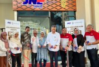 JNE resmi membuka Sales Counter di Ibu Kota Nusantara (IKN), Rabu (27/8/2025). Foto:istimewa