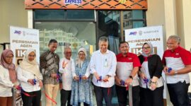 JNE resmi membuka Sales Counter di Ibu Kota Nusantara (IKN), Rabu (27/8/2025). Foto:istimewa