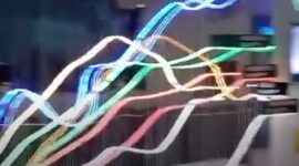 Grafik pasar modal di kantor Bursa Efek Indonesia. Foto;dok/matapedia