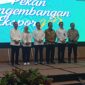 Kepala BP Batam Amsakar Ahmad bersama Kemendag RI Budi Santoso, serta pejabat FKPD di Kota Batam foto bersama usai launching pekan pengembangan Ekspor di Kota Batam, Kamis (14/8/2025). Matapedia6.com/Zalfirega