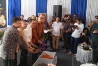 Peletakan batu pertama pembangunan Mayapada Apollo di Sekupang Batam, Rabu (27/8/2025). Foto:Zalfirega/matapedia