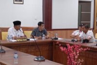 Ketua komisi III DPRD Batam Muhammad Rudi saat memimpin rapat di ruang rapat Komisi III DPRD Kota Batam beberapa waktu lalu