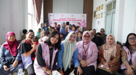 Srikandi PLN Batam menunjukkan kepedulian terhadap isu stunting dengan menggelar Srikandi Movement. Foto:Dok/PLN