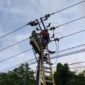 Petugas PLN Batam saat melakukan perbaikan di salah satu gardu listrik yang ada di wilayah Tanjung Piayu, Sei Beduk Kota Batam, Rabu (3/9/2025).Matapedia6.com/Dok PLN