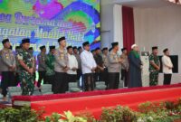 Polda Kepri gelar doa bersama peringati Maulid Nabi Besar Muhammad SAW 1447 H/2025 M di Gedung Lancang Kuning, Kamis (11/9/2025). Matapedia6.com/Dok Humas Polda