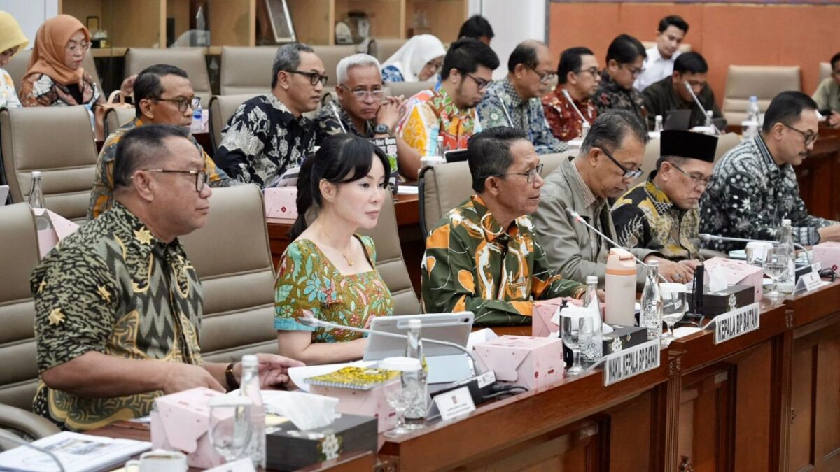 Kepala BP Batam bersama Wakil Kepala BP Batam RDP dengan DPR RI beberapa hari lalu. Foto:Istimewa
