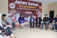 Deputi pelayanan umum tinjau masalah air di Baloi Center. Foto:Istimewa