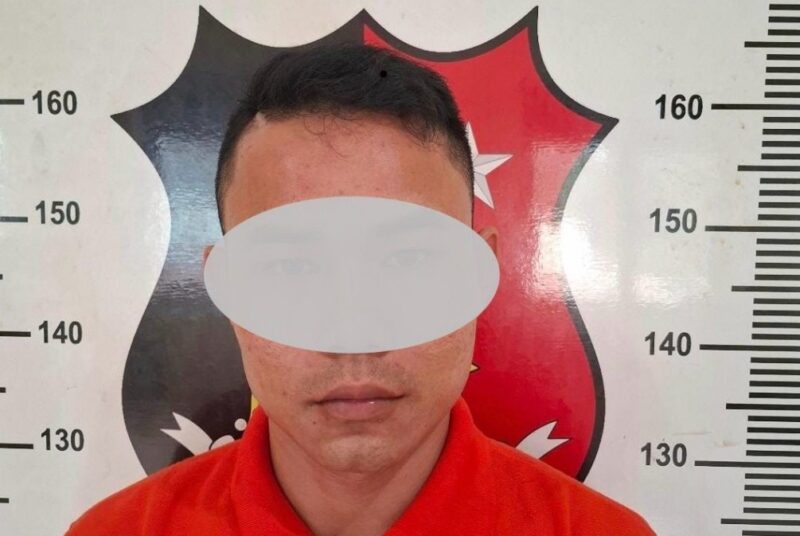 Terduga pelaku diamankan Polsek Batu Ampar. Foto:dok/Polsek