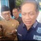 Menteri Lingkungan Hidup sekaligus Kepala BPLH, Hanif Faisol Nurofiq saat berkunjung ke Dapur MBG di dekat SMKN 1 Batam, Senin (22/9/2025). Foto:dok/Irwan-matapedia