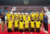 Tim Mahasiswa Riau berhasil mendapatkan medali perunggu. Foto:Indosat