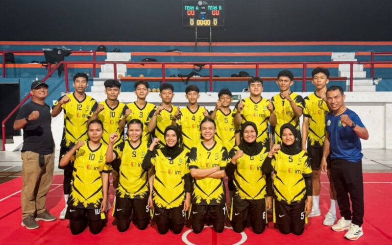 Tim Mahasiswa Riau berhasil mendapatkan medali perunggu. Foto:Indosat