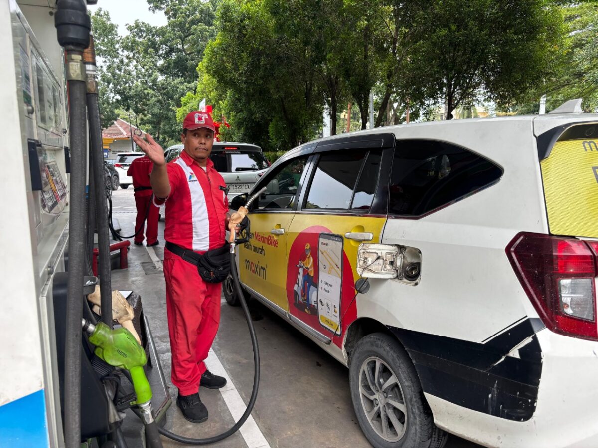 Sunaryo, operator SPBU Pertamina. Foto:Istimewa