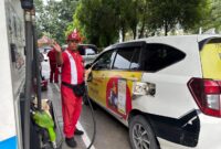 Sunaryo, operator SPBU Pertamina. Foto:Istimewa
