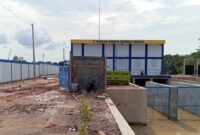 Rumah pompa Antisipasi banjir di kawasan jodoh yang di bangun oleh Dinas Bina Marga dan sumber Daya Air Kota Batam, di kawan Jodoh Batuampar, Senin (22/9/2025). Matapedia6.com/Zalfirega