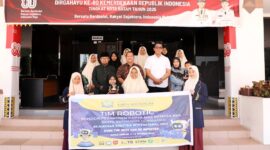 Kepala Badan Riset dan Inovasi Daerah (Brida) Kota Batam, Efrius, mewakili untuk memberikan dukungan penuh kepada para peserta, Kamis (2/10/2025). Foto:Diskominfo