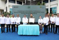 Wali Kota Batam Amsakar dan Wakil Wali kota Batam Li Claudia bersama PLN Batam, Senin (27/10/2025). Foto:Diskominfo