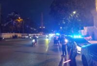 Anggota Polresta Barelang saat melakukan patroli di seputar Batam Centre, Kota Batam, Jumat (3/9/2025). Matapedia6.com/Dok Humas
