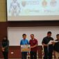 Keanu Al Rucci, siswa kelas 9 MTsN 1 Batam, tampil sebagai juara dunia kategori Sumo Robot Senior 1 kg pada Rotation Robotics Talent Competition 2025 di Royal Military College, Kuala Lumpur, Malaysia (4/10/2025). Foto:Istimewa