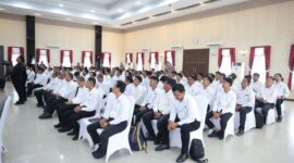 Sebanyak 436 penyidik dari jajaran Polda dan Polres se-Kepulauan Riau mengikuti Latihan Peningkatan Kemampuan (Latkatpuan) Penyidik Tindak Pidana Tahun Anggaran 2025, di Gedung Graha Lancang Kuning (GLK) Polda Kepri, Senin (6/10/2025). Matapedia6.com/Dok Humas Polda