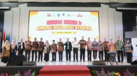 OJK bersama mahasiswa kuliah umum sinergi literasi keuangan. Foto:Ist