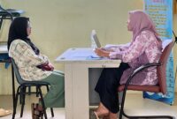 Guru MTsN 1 Batam bersama wali murid, Kamis (9/10/2025). Foto:Istimewa