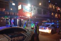 Personel Polresta Barelang melakukan patroli di wilayah Engku Hamidah Batam Centre, Sabtu (11/10/2025). Matapedia6.com/Dok Humas Polresta