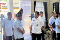 Karutan Batam Fajar saat menyambut rombongan Penjara Dusun Dato’ Murad, Melaka, Malaysia pada Selasa (14/10/2025). Foto:Istimewa