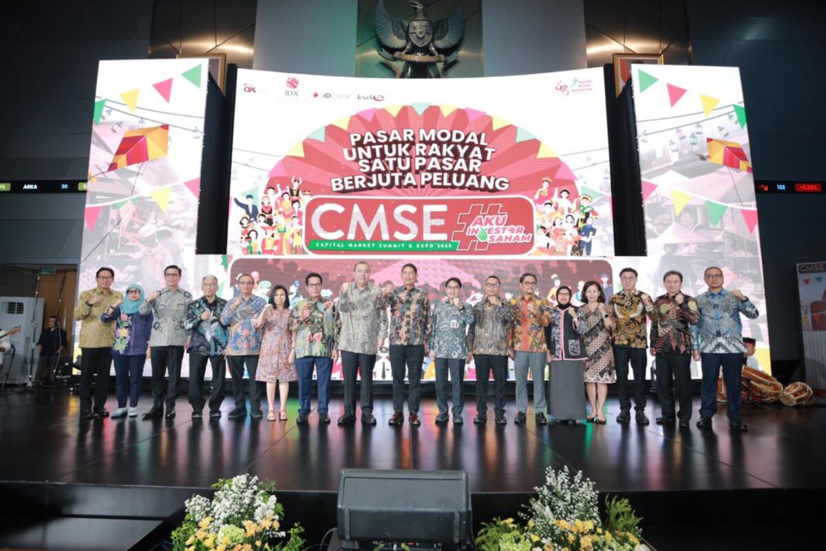 CMSE 2025 pasar modal untuk rakyat resmi dibuka Bursa Efek Indonesia (BEI), Jumat (17/10/2025). Foto:Istimewa