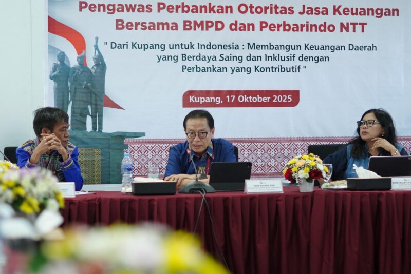 Kepala Eksekutif Pengawas Perbankan OJK Dian Ediana Rae saat di NTT. Foto:OJK Kepri
