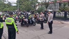 Polresta Barelang bersama Sentra Komunikasi (Senkom) Mitra Polri Provinsi Kepulauan Riau menggelar kegiatan Touring Safety Riding Batam to Pinang, Sabtu (25/10/2025). Matapedia6.com/Dok Polresta