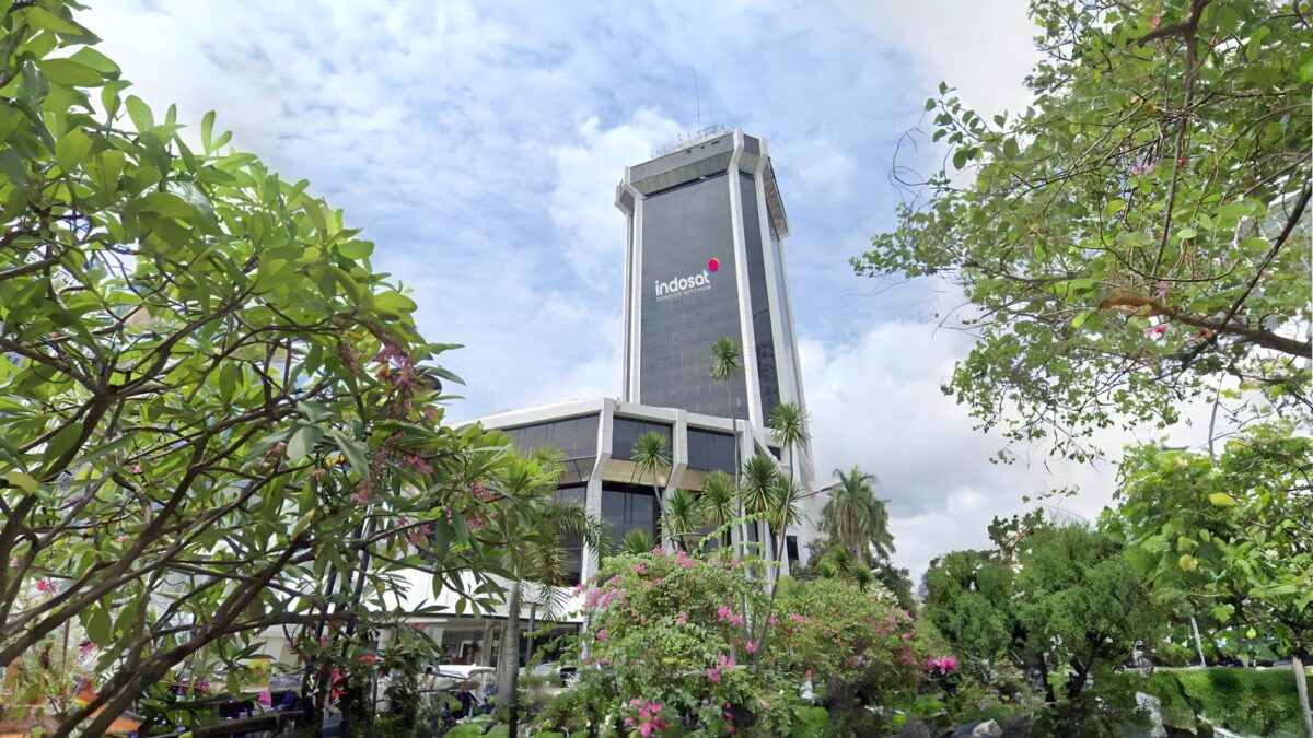 Kantor Indosat di Jakarta. Foto:Istimewa