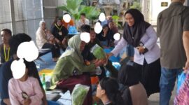 Rutan bagikan hasil panen ke masyarakat. Foto:Ist
