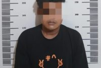 Terduga pelaku pencabulan diamankan di Polsek Sagulung. Foto:dok/Polsek