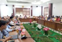 Komisi I DPRD Kota Batam gelar RDP masalah penggusuran kios pedagang di depan PT Wasco, Tanjunguncang, Batuaji Kota Batam, Jumat (10/10/2025). Matapedia6.com/Luci