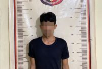 Pelaku pencurian di Cafe Kobie, Komplek Stevonica Gajah Mada, Kelurahan Patam Lestari, Kecamatan Sekupang, saat diamankan oleh Polsek Sekupang, Rabu (29/10/2025). Matapedia6.com/Dok Polresta