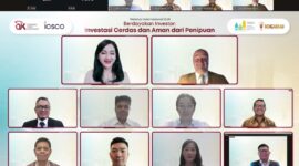 OJK International Webinar bertema “Empowering Investors: Invest Wisely and Stay Safe from Fraud and Scams” yang digelar hybrid, Kamis (9/10/2025). Foto:OJK Kepri