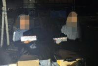 Dua anak buah kapal speedboat pembawa rokok Ilegal Opo dan lainnya ditangkap Bea Cukai Batam. Foto:Ist