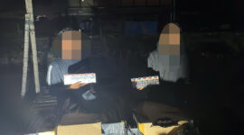 Dua anak buah kapal speedboat pembawa rokok Ilegal Opo dan lainnya ditangkap Bea Cukai Batam. Foto:Ist