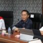 Wali Kota Batam Amsakar Achmad pimpin rapat koordinasi dengan Deputi Bidang Pengembangan Usaha Koperasi Merah Putih Wilayah Sumatera, di Kantor Wali Kota Batam, Sabtu (15/11/2025). Matapedia6.com/Diskominfo