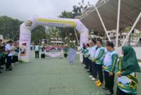 Wali Kota Batam Amsakar dan Kemenag Batam Budi buka Porseni Madrasah, Selasa (4/11/2025). Foto:ist/matapedia