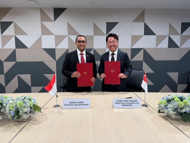 MoU kerja OJK dengan Singapura. Foto:Istimewa