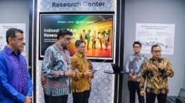 Indosat Ooredoo Hutchison (Indosat/IOH) bersama Nokia dan NVIDIA resmi membuka AI-RAN Research Center di Surabaya, Rabu (12/11/2025). Foto:Istimewa